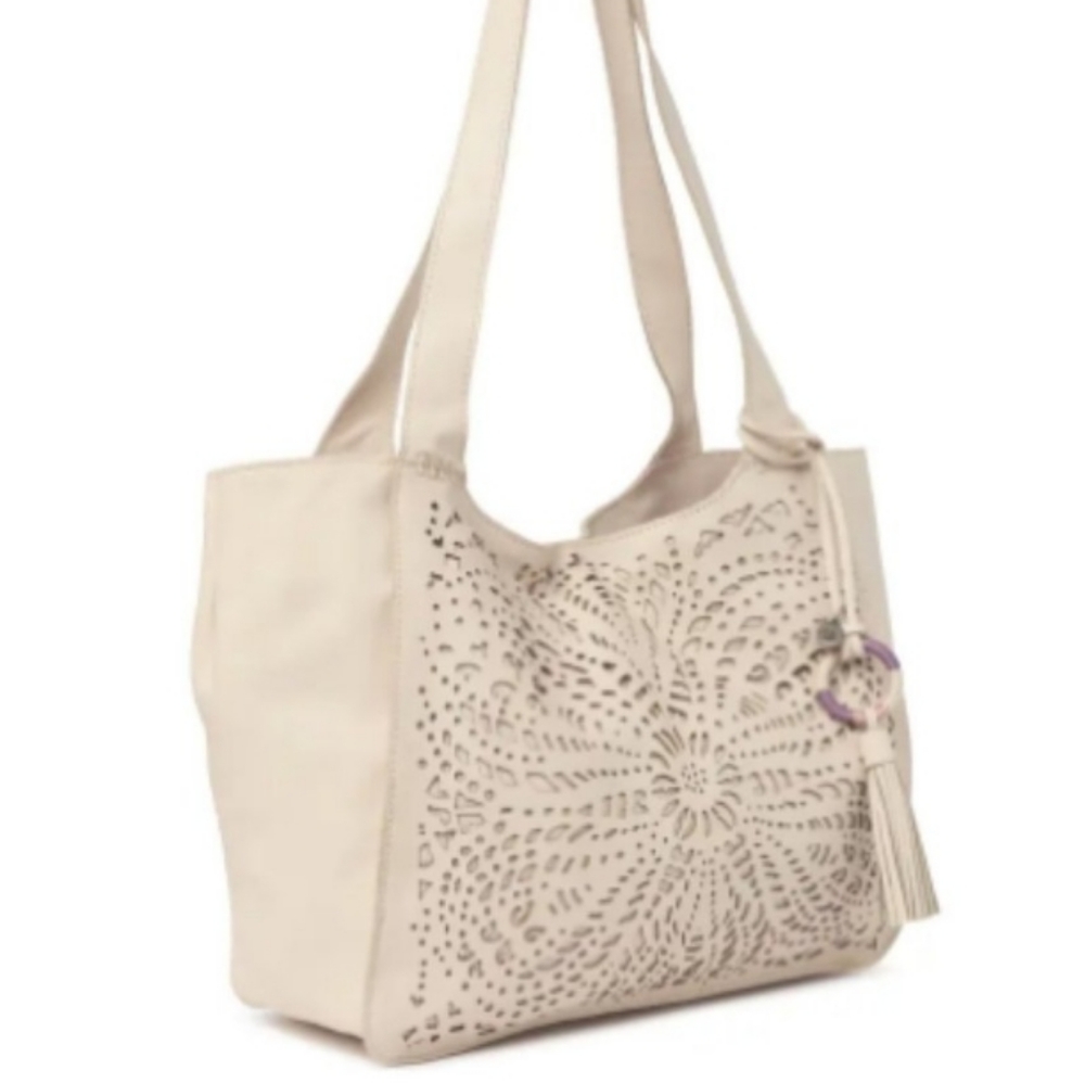 SALE! The Sak Perforated Huntley Leather Tote NWT